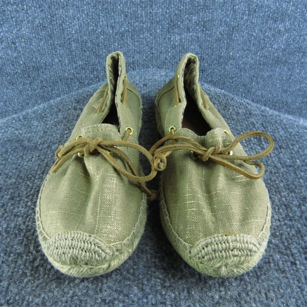 SPERRY Women's  Espadrille Brown Fabric Size‎ 8M Gently Used 2025